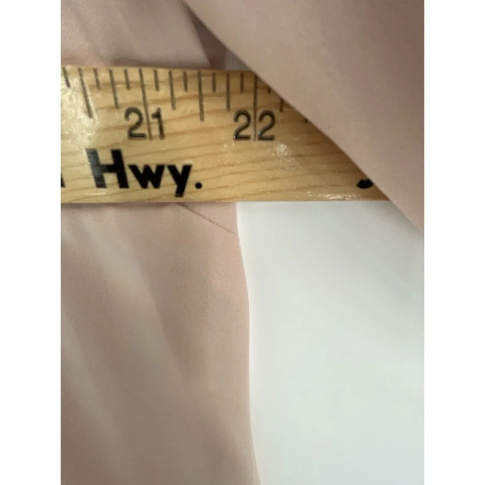 NWT Worthington Womens Dress PXL Shift Rose Smoke Open‎ Sleeves Lined
